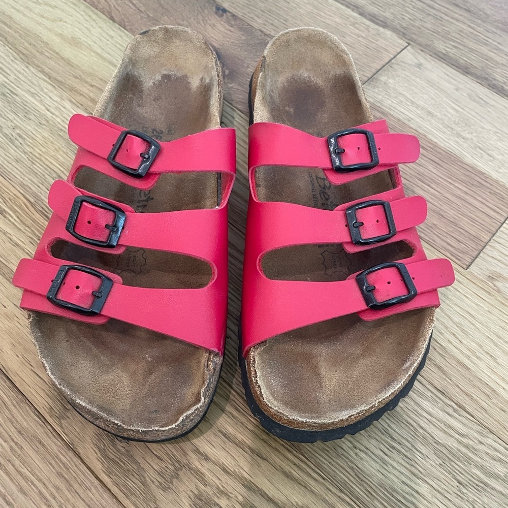 Betula (by Birkenstock) Florida Sandals in Red, Size 40